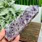 Chevron Dream Amethyst Tower Healing Crystal Generator 576g 153mm