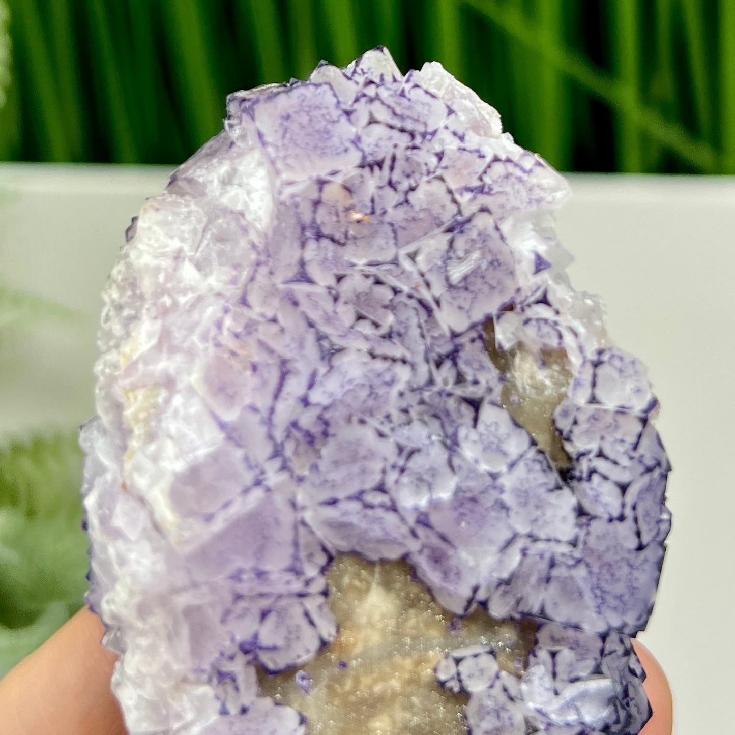 Purple Fujian Fluorite RARE Raw Mineral Specimen Healing Natural Crystal 144g