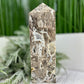 Sphalerite Druzy Quartz Tower Crystal Generator 1264g 225mm