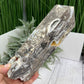 Sphalerite Druzy Quartz Tower Crystal Generator 1264g 225mm