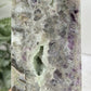 Sphalerite with Quartz Purple Green Fluorite Druzy Tower Crystal Generator 1472g 172mm