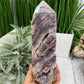 Sphalerite with Quartz Fluorite Druzy Tower Crystal Generator 2117g