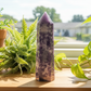Lepidolite Purple Mica Tower Healing Crystal Generator 662g 175mm