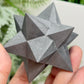 Shungite Merkabah EMF Protection Crystal Carving