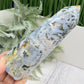 Ocean Sea Jasper Tower Healing Crystal Generator 554g 164mm