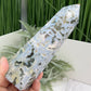 Ocean Sea Jasper Tower Healing Crystal Generator 554g 164mm