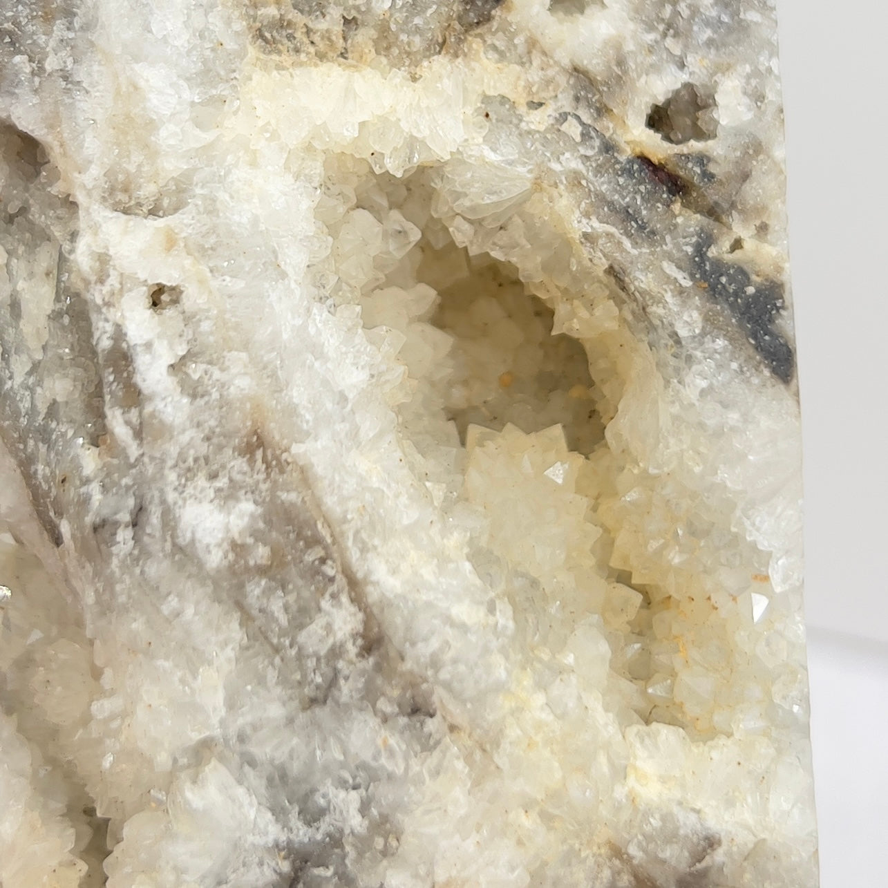 Sphalerite Quartz Druzy Tower Crystal Generator 302g 106mm