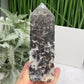 Sphalerite Quartz Druzy Tower Crystal Generator 540g 135mm