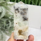 Sphalerite Quartz Druzy Tower Crystal Generator 172g 88mm