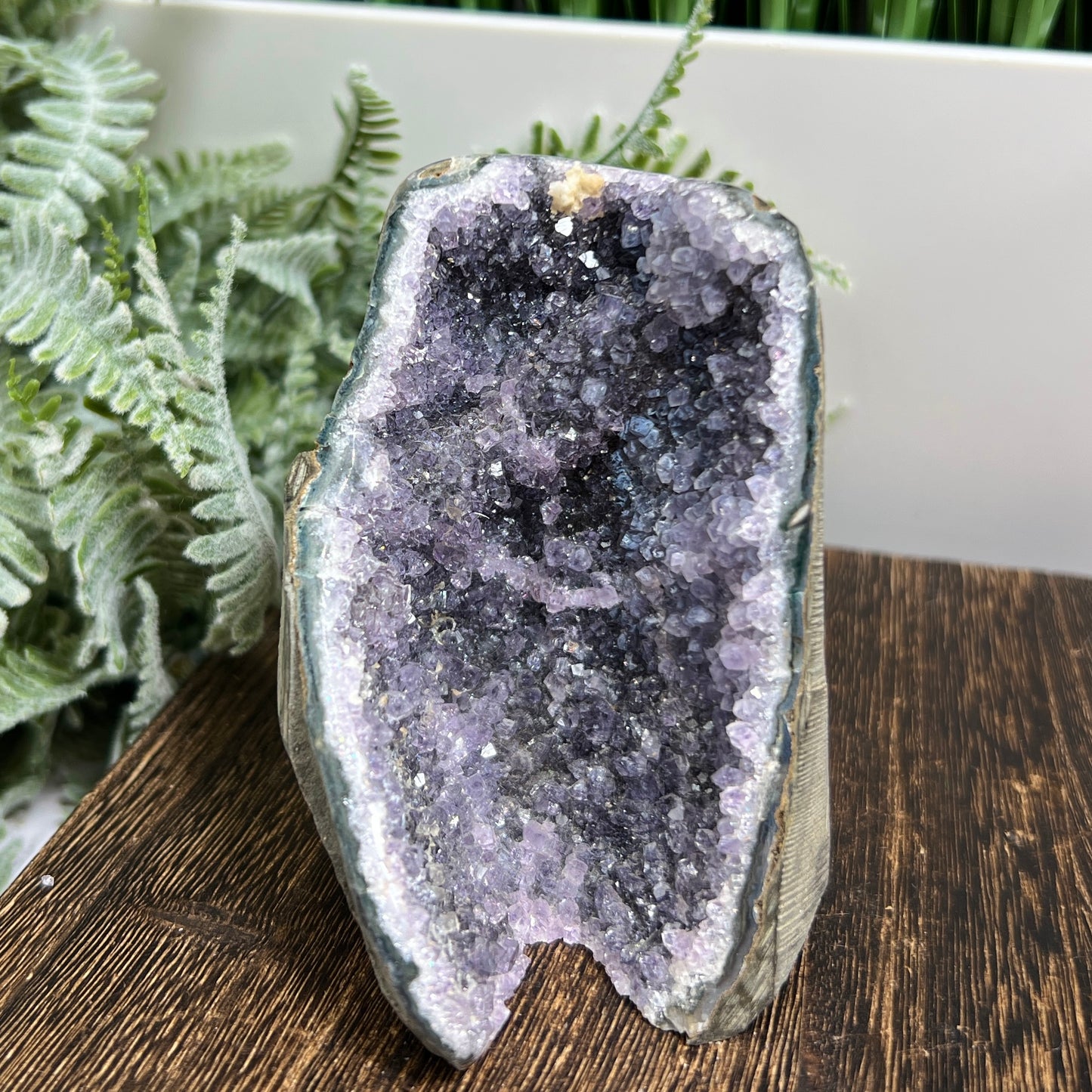 Amethyst Geode Cluster Cave Healing Natural Crystal 432g