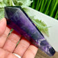 Chevron Dream Amethyst Prism with Stand Healing Crystal Carving 114g