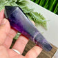Chevron Dream Amethyst Prism with Stand Healing Crystal Carving 114g