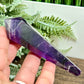 Chevron Dream Amethyst Prism with Stand Healing Crystal Carving 78g