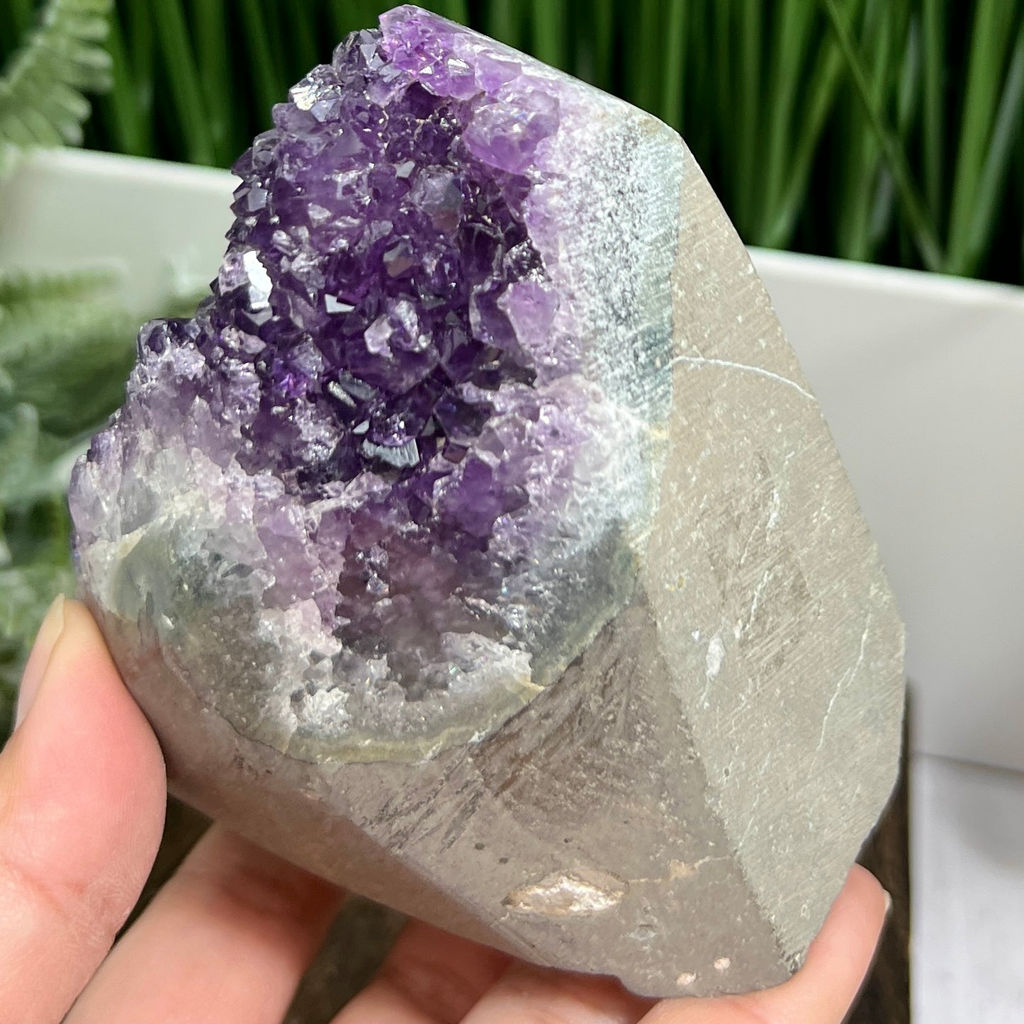 Amethyst Geode Cluster Healing Natural Crystal 598g