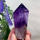 Amethyst Tower Crystal Generator Gemstone 127g 77mm