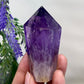 Amethyst Tower Crystal Generator Gemstone 127g 77mm