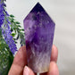 Amethyst Tower Crystal Generator Gemstone 127g 77mm