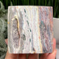 Ocean Sea Jasper Large Druzy Floating Cube Crystal Carving 1184g