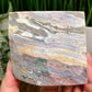 Ocean Sea Jasper Large Druzy Floating Cube Crystal Carving 1184g