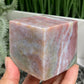 Ocean Sea Jasper Floating Cube Crystal Carving 510g