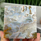 Ocean Sea Jasper Druzy Floating Cube Crystal Carving 682g