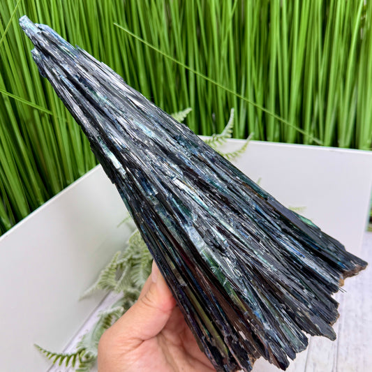 Huge Vivianite RARE Specimen Natural Raw Crystal with Stand 1368g 260mm