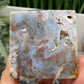 Ocean Sea Jasper Druzy Floating Cube Crystal Carving 682g