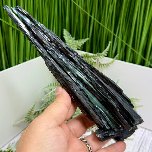 Vivianite RARE Specimen Natural Raw Crystal with Stand 306g 215mm