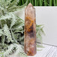 Dendritic Golden Healer Fire Quartz Hematoid Tower RARE Crystal 276g 145mm