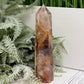 Dendritic Golden Healer Fire Quartz Hematoid Tower RARE Crystal 276g 145mm