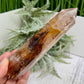 Dendritic Golden Healer Fire Quartz Hematoid Tower RARE Crystal 276g 145mm