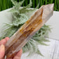 Dendritic Golden Healer Fire Quartz Hematoid Tower RARE Crystal 276g 145mm
