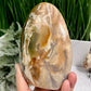 Ocean Sea Jasper Large Flame Free Form Crystal 1024g
