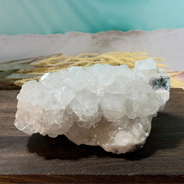 Apophyllite Cluster Natural Specimen Sparkly Crystal 967g