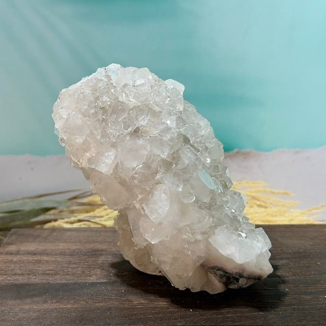 Apophyllite Cluster Natural Specimen Sparkly Crystal 967g