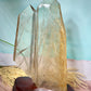 Golden Rutilated Quartz Double Tower Crystal Generator 1kg 222mm