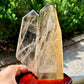 Golden Rutilated Quartz Double Tower Crystal Generator 1kg 222mm