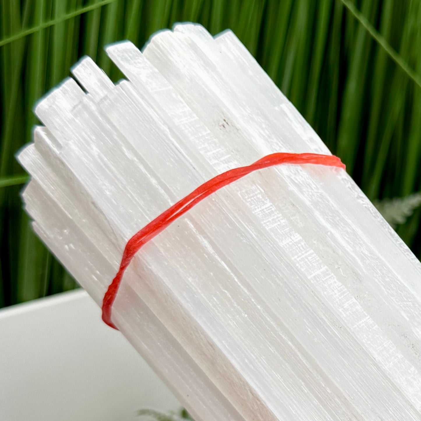 Satin Spar Selenite Sticks Wands Crystal Morocco 700g 15cm-16cm