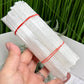 Satin Spar Selenite Sticks Wands Crystal Morocco 700g 15cm-16cm