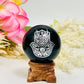 Black Obsidian Spheres Hamsa Tree of Life Eye of Horus Sun Crystal Ball