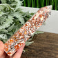 Indonesian Bloodstone Money Agate Tower Crystal Generator 358g 163mm