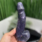 Lepidolite Purple Mica Penis Pecker Phallus Man Part Crystal Decoration 1016g 202mm