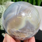 Agate Quartz Sphere Healing Crystal Ball 556g 75mm