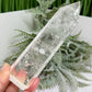 Clear Quartz Tower Top Quality Super Clear Crystal Generator 246g 138mm