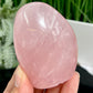 Rose Quartz Flame Free Form Healing Carving 194g 73mm