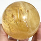 Honey Calcite Sphere Healing Crystal Ball 515g 70mm