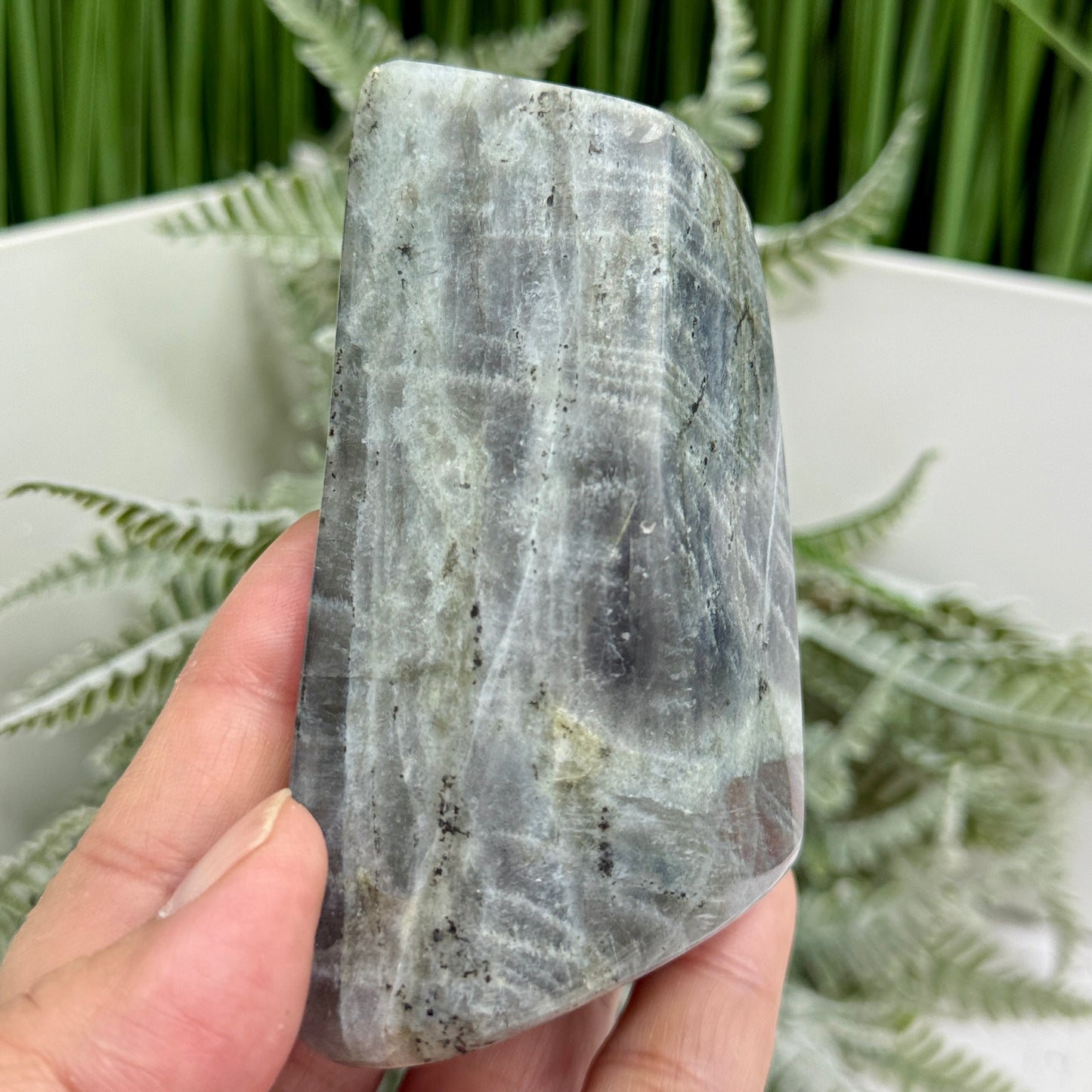 Labradorite Purple Sunset Free Form Healing Crystal 366g