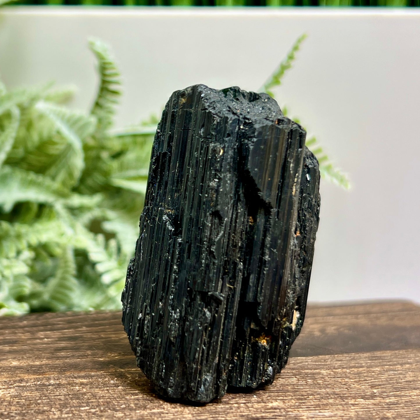 Black Tourmaline Hay Stack Raw Specimen Crystal 160g