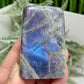 Labradorite Purple Blue Free Form Healing Crystal 184g