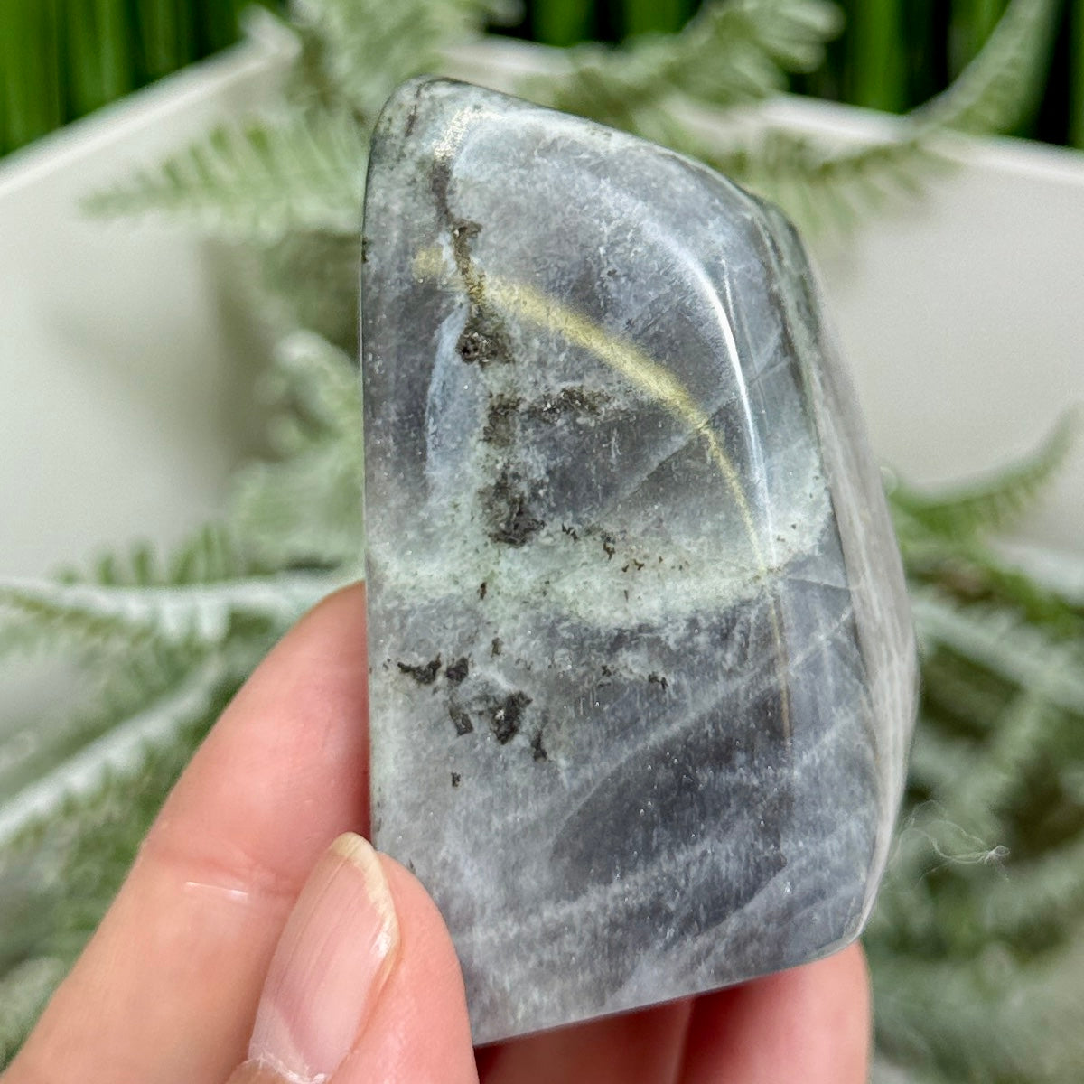 Labradorite Purple Blue Free Form Healing Crystal 184g
